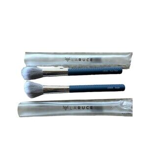 Laruce LR304 Angle Brush for Cheek and LR316 Duo Fibre Makeup Brush Set